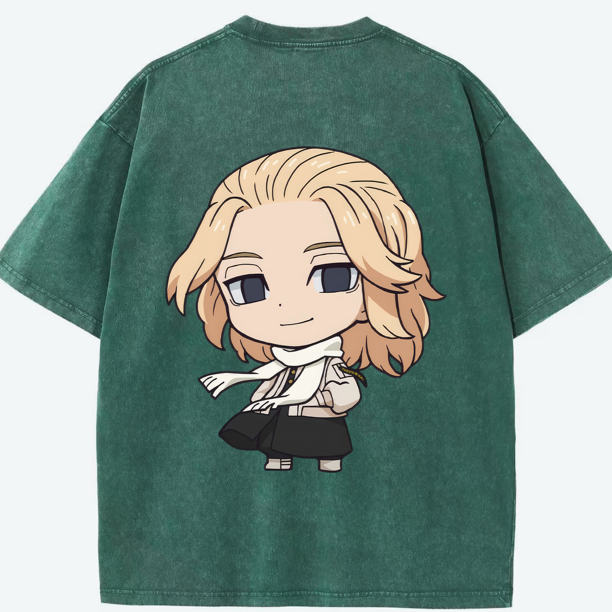 （画像用） 東京リベンジャーズ Tokyo Revengers 綿100% ヴィンテージ風 半袖Tシャツ（背面プリント）